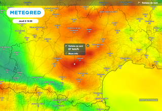Jeudi 6 mars : Météo-France place plusieurs départements du sud de la France en vigilance jaune pour 