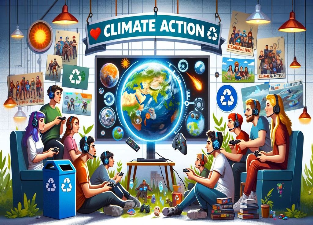 Les jeux vidéo peuvent inspirer les gamers à agir pour le climat.