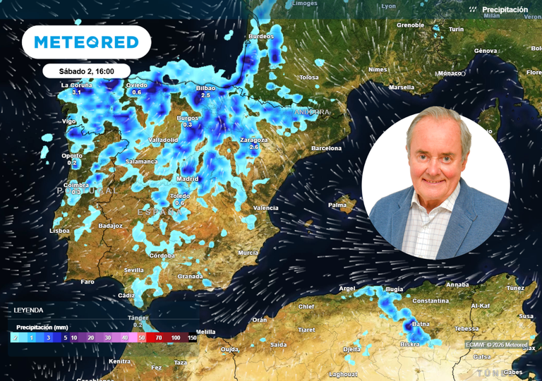 Jos&eacute; Antonio Maldonado advierte de un s&aacute;bado muy tormentoso y se&ntilde;ala las comunidades donde m&aacute;s llover&aacute;