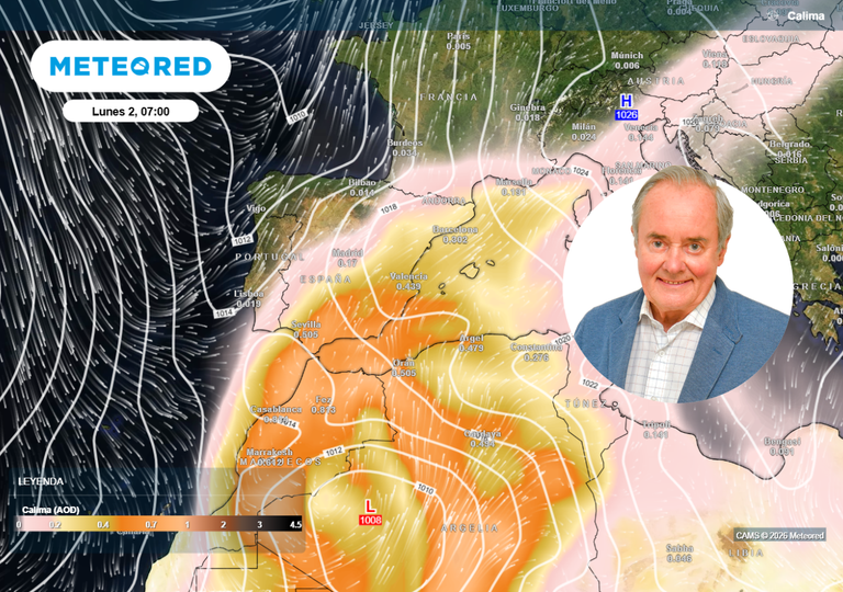 Jos&eacute; Antonio Maldonado advierte: este fin de semana llegar&aacute; la primera gran lengua de polvo sahariano del a&ntilde;o