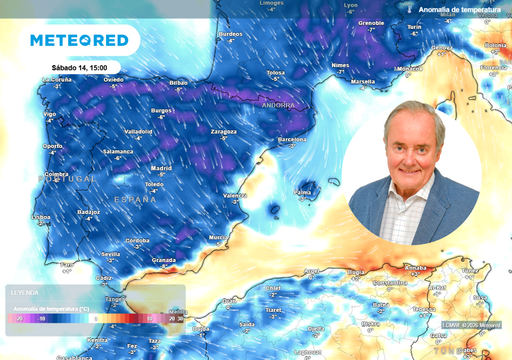 Jos&eacute; Antonio Maldonado, meteor&oacute;logo: "Se aproxima a Espa&ntilde;a aire fr&iacute;o procedente de Canad&aacute;"