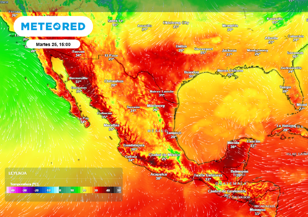 Pronósticode Tempreaturas en Grados Celsius