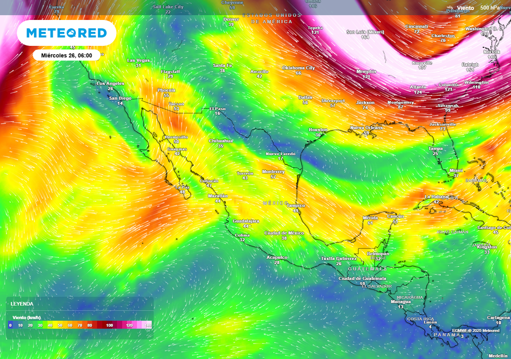 PronósticodeViento A 5 km De Altitud