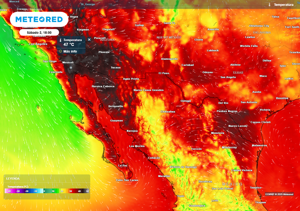 Pronóstico de temperaturas en grados Celsius Pronóstico de temperaturas en grados Celsius