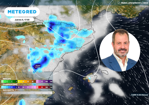 Jos&eacute; Miguel Vi&ntilde;as avisa: "Las tormentas de ma&ntilde;ana dejar&aacute;n lluvias de m&aacute;s de 50 l/m2 y granizo en el noreste peninsular"