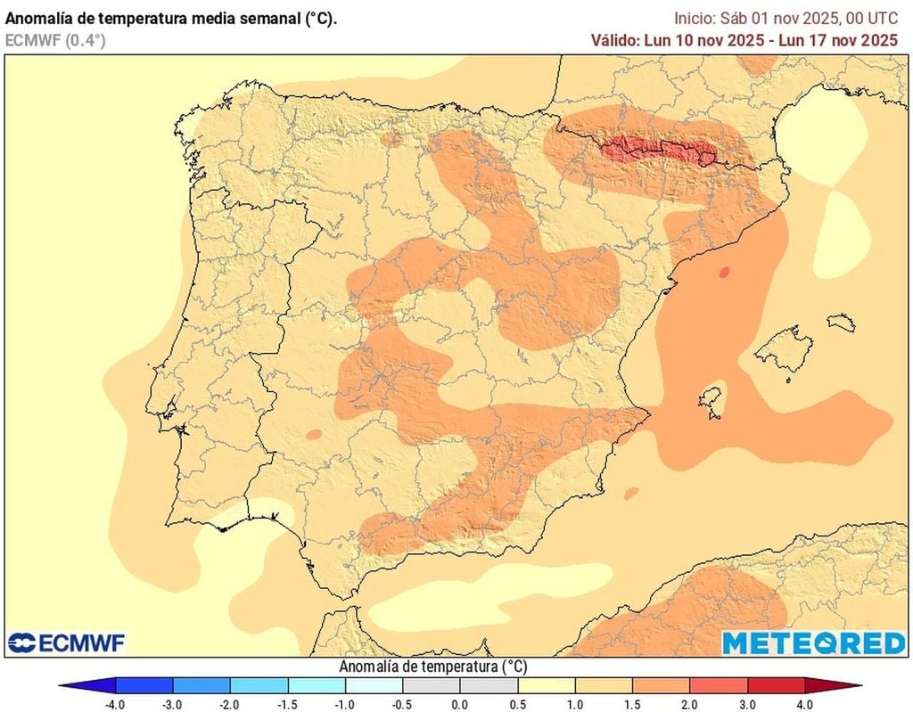 Anomalías cálidas Anomalías cálidas