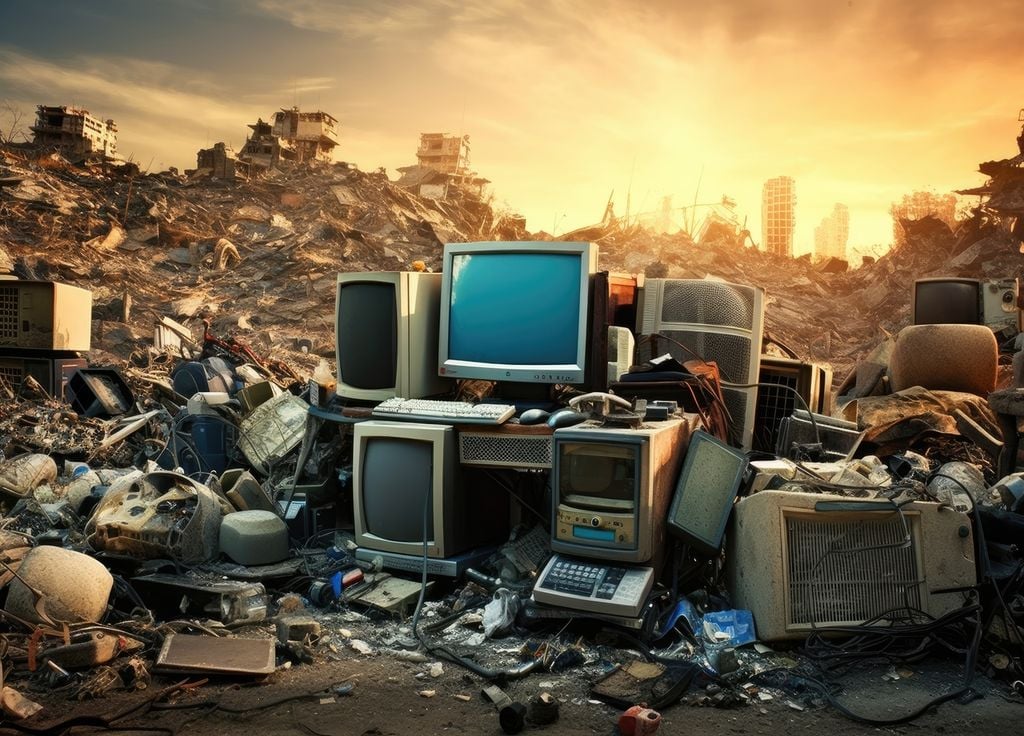 Les e-déchets comprennent une gamme vertigineuse d'objets du quotidien, des téléphones portables aux appareils électroménagers en passant par les écrans de télévision.