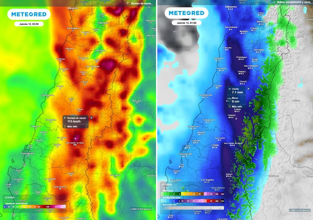 Temporal, O´Higgins, Maule, Ñuble, Chile, Meteored Temporal, O´Higgins, Maule, Ñuble, Chile, Meteored