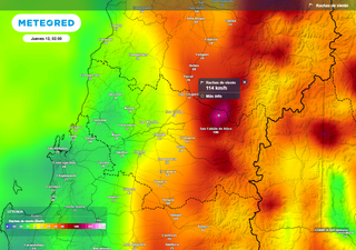 Jueves 12 de junio dramático temporal remecerá a O´Higgins, Maule y Ñuble: viento sobre los 100 km/h en algunos sectores