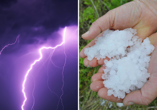 Jueves con probables rayos, granizos y chubascos en estas regiones de Chile centro-sur: baja presi&oacute;n no dar&aacute; tregua