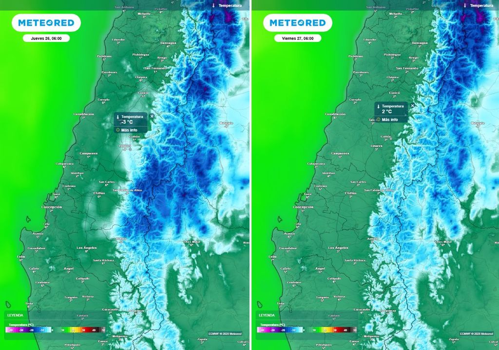 Helada meteorológica, temperaturas bajo cero, Meteored Chile Helada meteorológica, temperaturas bajo cero, Meteored Chile
