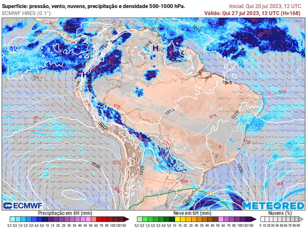 chuva neve região Sul