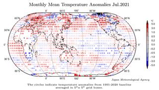 Julio 2021: empata en calidez con 2016, según la JMA
