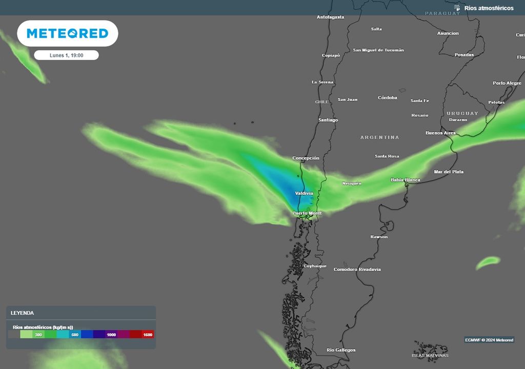 río atmosférico previsto río atmosférico previsto