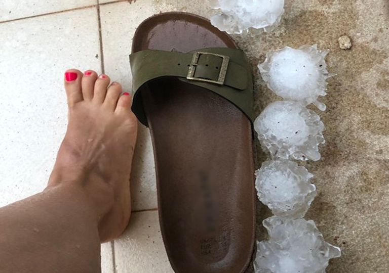 Últimas horas de julio con pedrisco en Peñíscola y tormentas fuertes Últimas horas de julio con pedrisco en Peñíscola y tormentas fuertes
