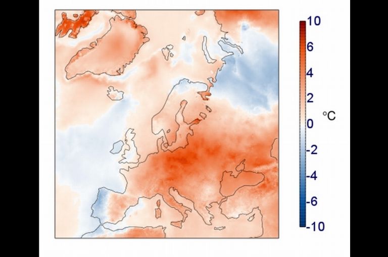 Anomalía de temperatura para junio de 2019 en comparación con las normas de 1981-2010 - ECMWF, Copernicus Climate Change Service Anomalía de temperatura para junio de 2019 en comparación con las normas de 1981-2010 - ECMWF, Copernicus Climate Change Service