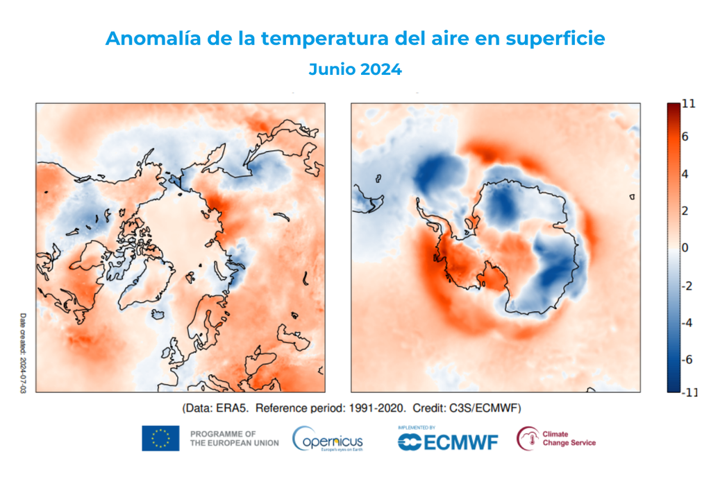 Temperatura superficial de aire. Temperatura superficial de aire.