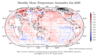 Junio 2020 a nivel global: muy cálido y 2º en los registros de JMA