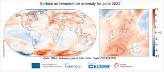 Junio de 2022: el tercero más cálido a nivel mundial