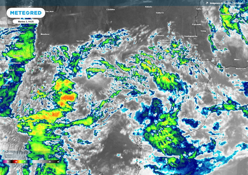 Tiempo clima pronóstico Buenos Aires junio frío lluvias