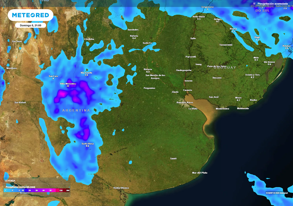 Tiempo clima pronóstico Buenos Aires junio frío lluvias