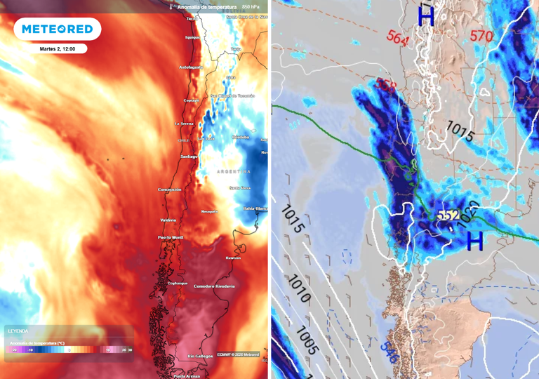 Junio comenzar&aacute; con calor an&oacute;malo en Chile y lluvias de regreso a la zona central