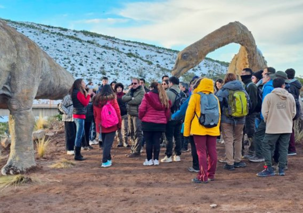 Ubicado en Malargüe, se trata del primer museo a cielo abierto con huellas de dinosaurios de Argentina. Foto: Gentileza Conicet Argentina