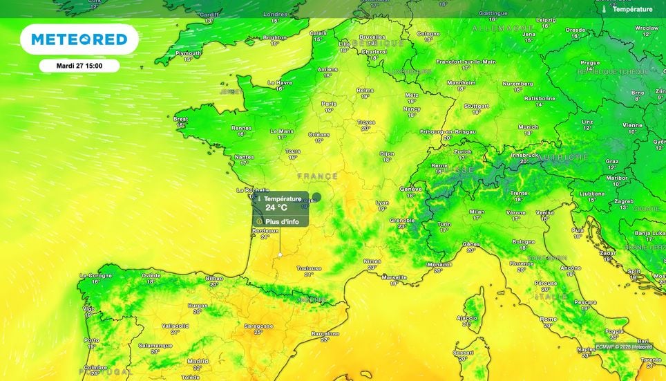 Douceur encore plus claire en début de semaine sur l'hexagone. Douceur encore plus claire en début de semaine sur l'hexagone.