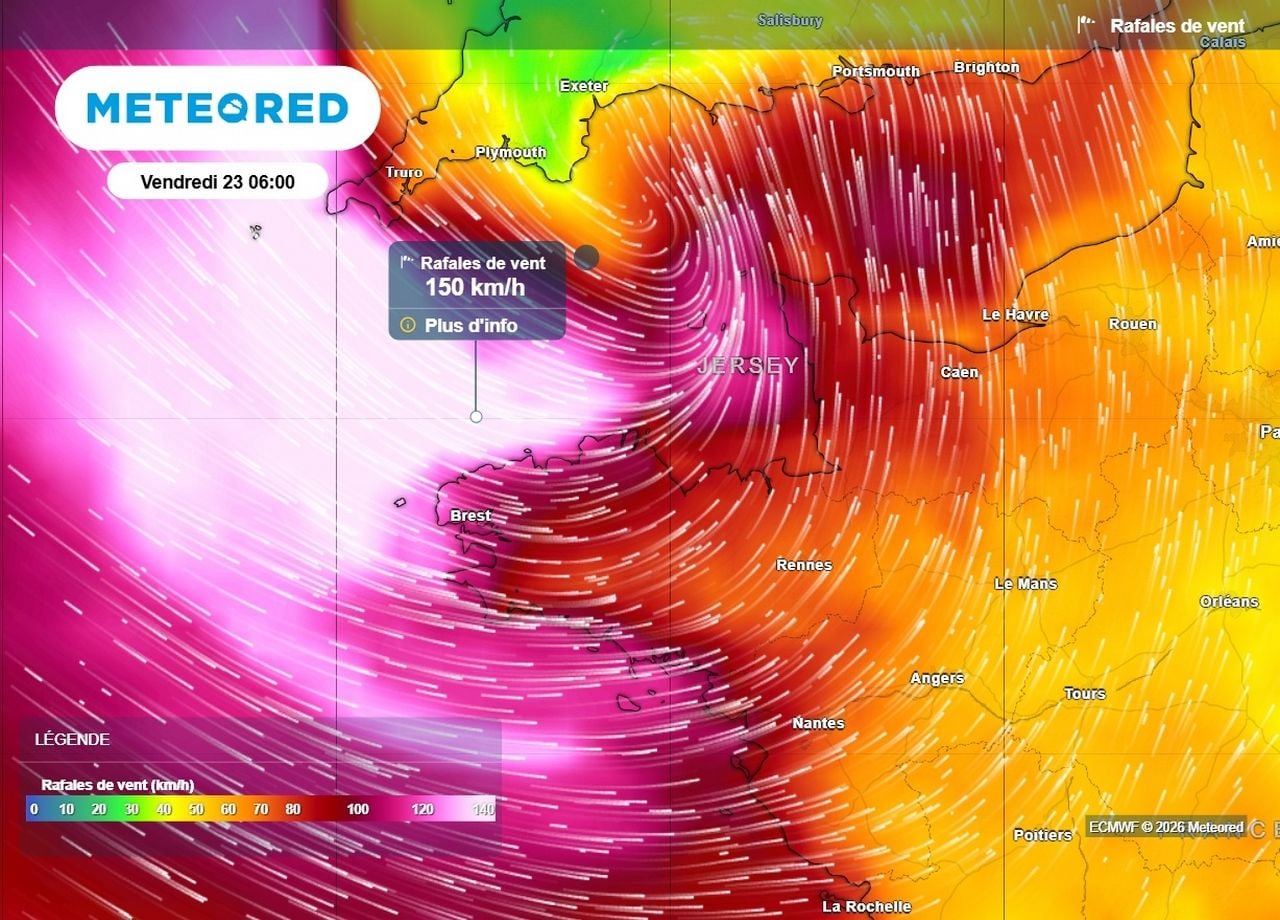 Jusqu'à 150km/h : découvrez les régions les plus touchées par la tempête Austen dans les prochaines heures