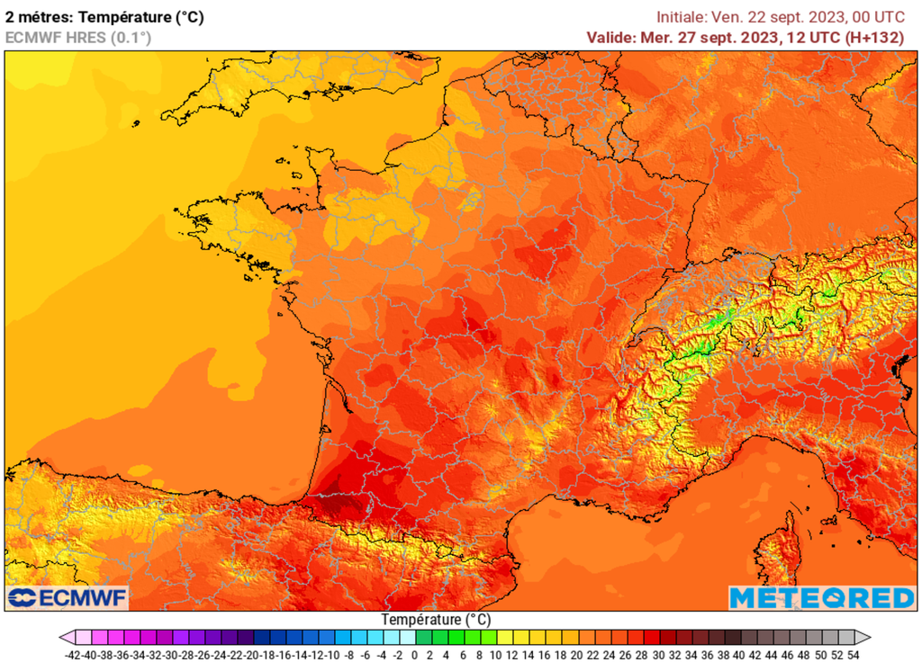 Fortes chaleurs locales en milieu de semaine. On parle de forte chaleur dès 30°C prévus à l'ombre. Fortes chaleurs locales en milieu de semaine. On parle de forte chaleur dès 30°C prévus à l'ombre.