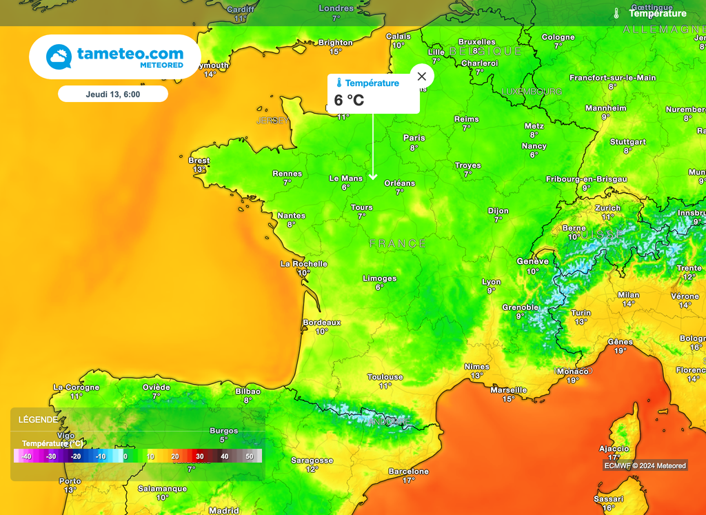 La fraîcheur matinale sera encore d'actualité pour demain matin.