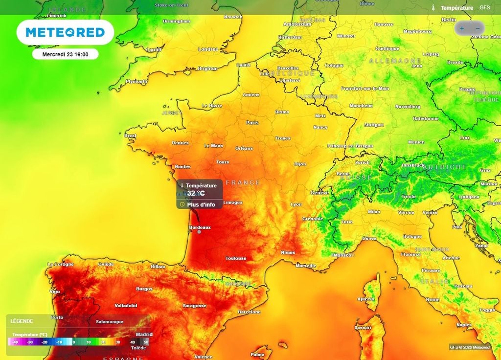 On attend 32°C en Aquitaine pour ce mercredi 23 septembre, jour de l'équinoxe d'automne On attend 32°C en Aquitaine pour ce mercredi 23 septembre, jour de l'équinoxe d'automne