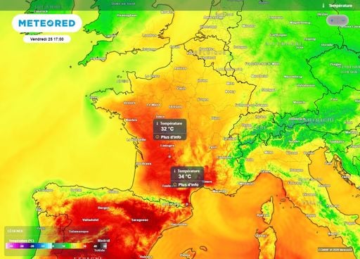 Jusqu&rsquo;&agrave; 32&deg;C &agrave; l&rsquo;&eacute;quinoxe : entre mardi et vendredi, les temp&eacute;ratures les plus &eacute;lev&eacute;es de l&rsquo;&eacute;pisode seront enregistr&eacute;es
