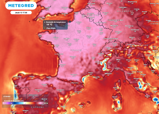 Jusqu'&agrave; 42&deg;C cette semaine : une nouvelle canicule s'installe, d&eacute;couvrez les r&eacute;gions les plus touch&eacute;es