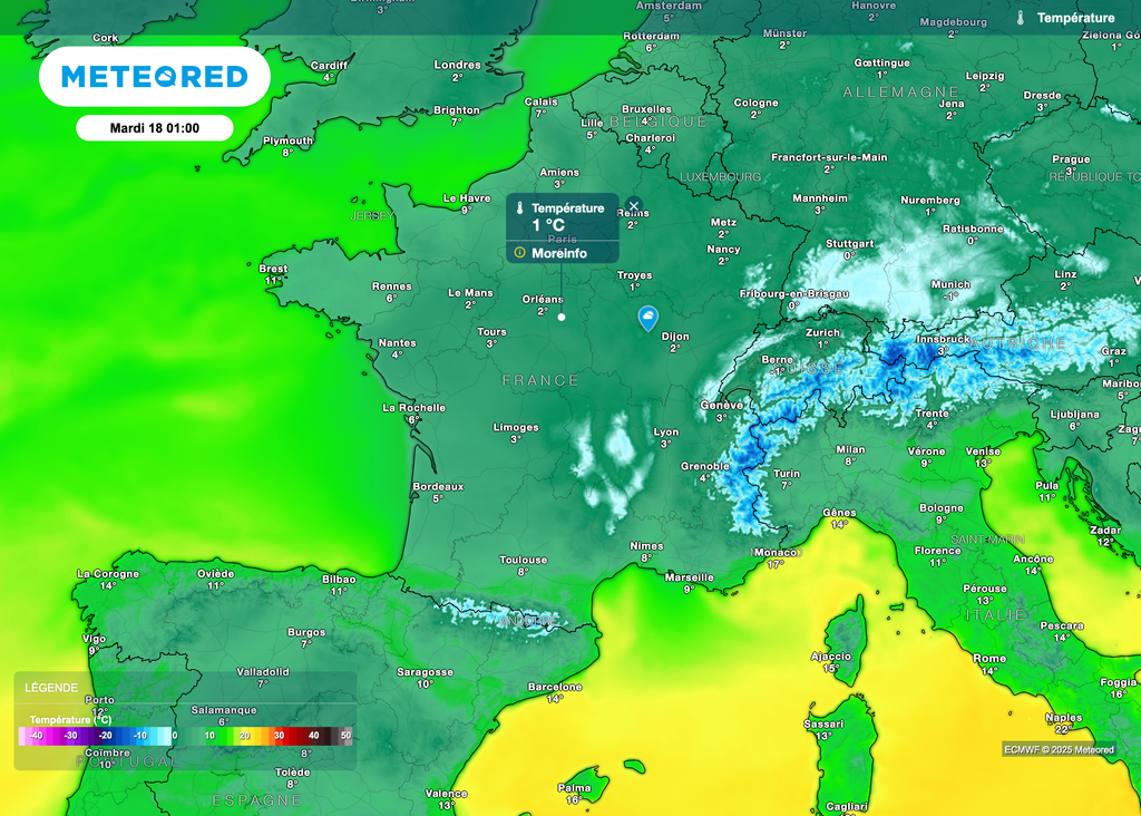 Brrr ! Un peu de froid pour la semaine prochaine après des températures printanières.
