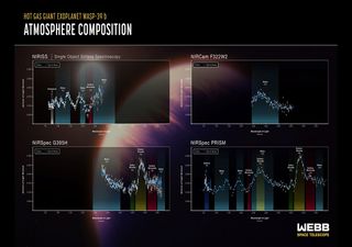 James Webb Telescope sheds light on "huge atmosphere" of distant exoplanet