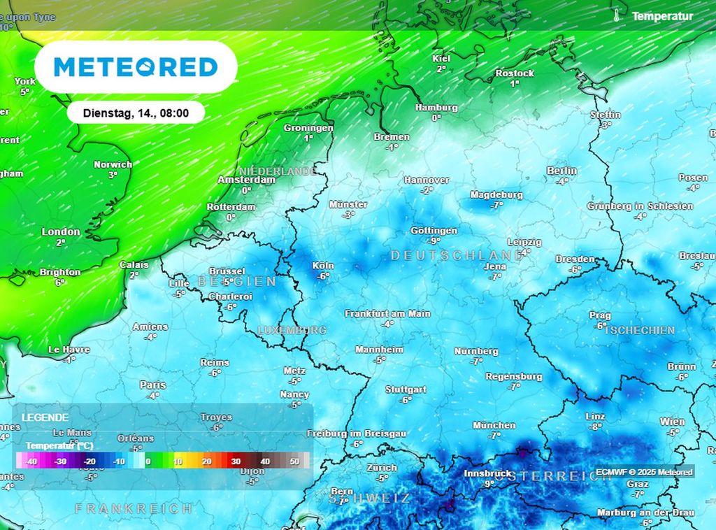 kälte, dienstag, wetter