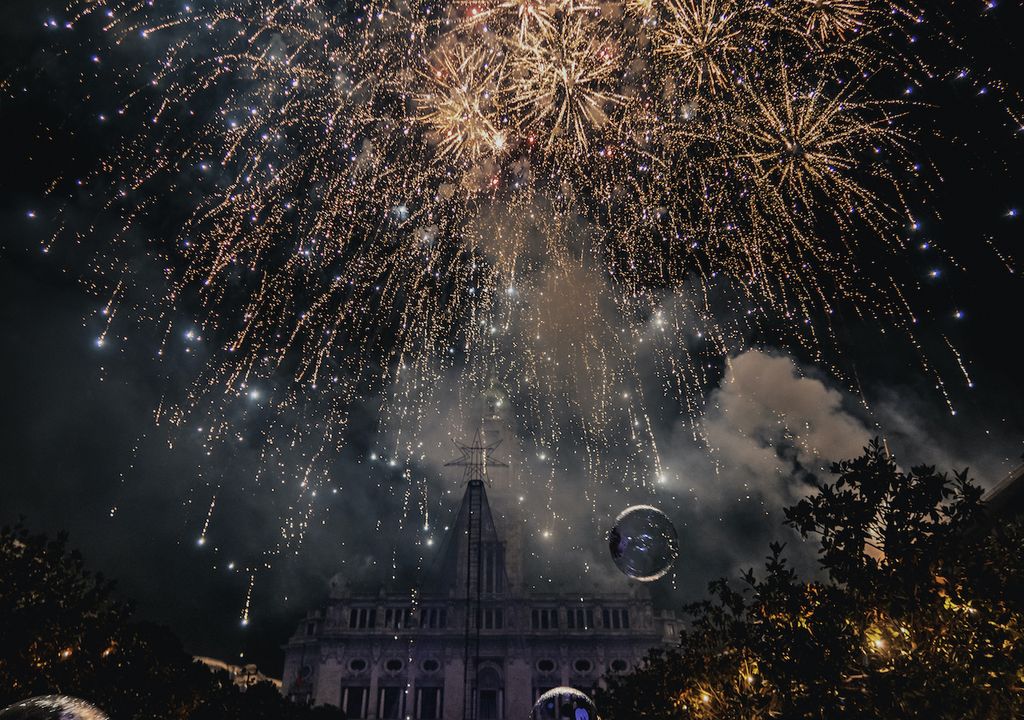 Feuerwerk und Feinstaub