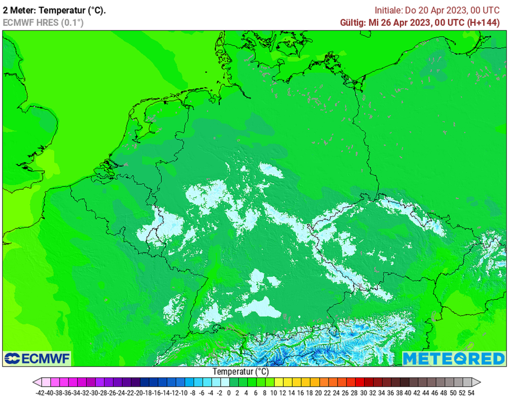 2m Temperatur, Frost