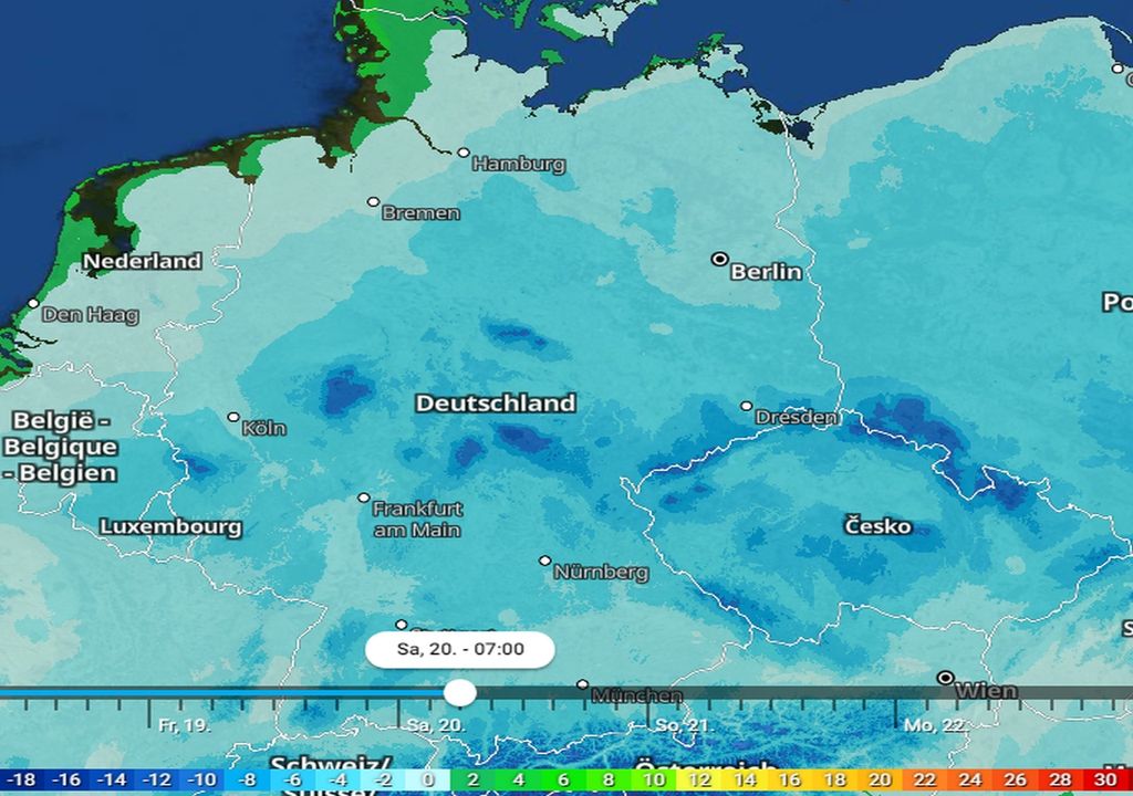 Kälteschock am Samstag