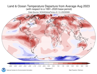 Klimabericht der NOAA für den August: Warme Ozeane, geringste Meereisausdehnung!