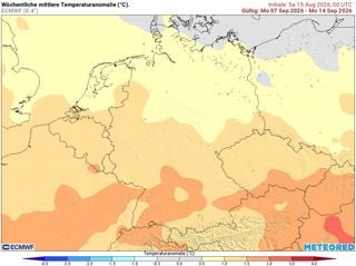 Kommt die Hitze im September zur&uuml;ck? Ein Detail entscheidet &uuml;ber den Sp&auml;tsommer