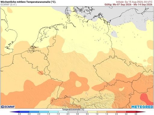 Kommt die Hitze im September zur&uuml;ck? Ein Detail entscheidet &uuml;ber den Sp&auml;tsommer