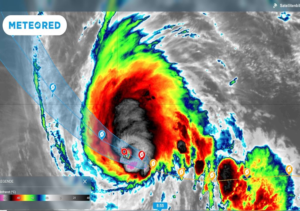 Dimension, Kristy's Auge, Hurrikan