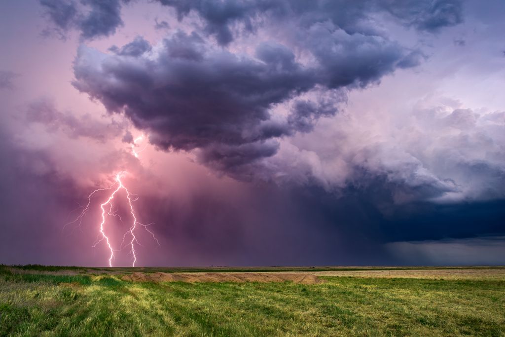 Gewitter, Starkregen, Blitze