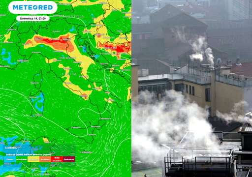 L'Anticiclone blocca l'Inverno: weekend tra sole in quota, nebbie, freddo in pianura e livelli alti di smog nelle città
