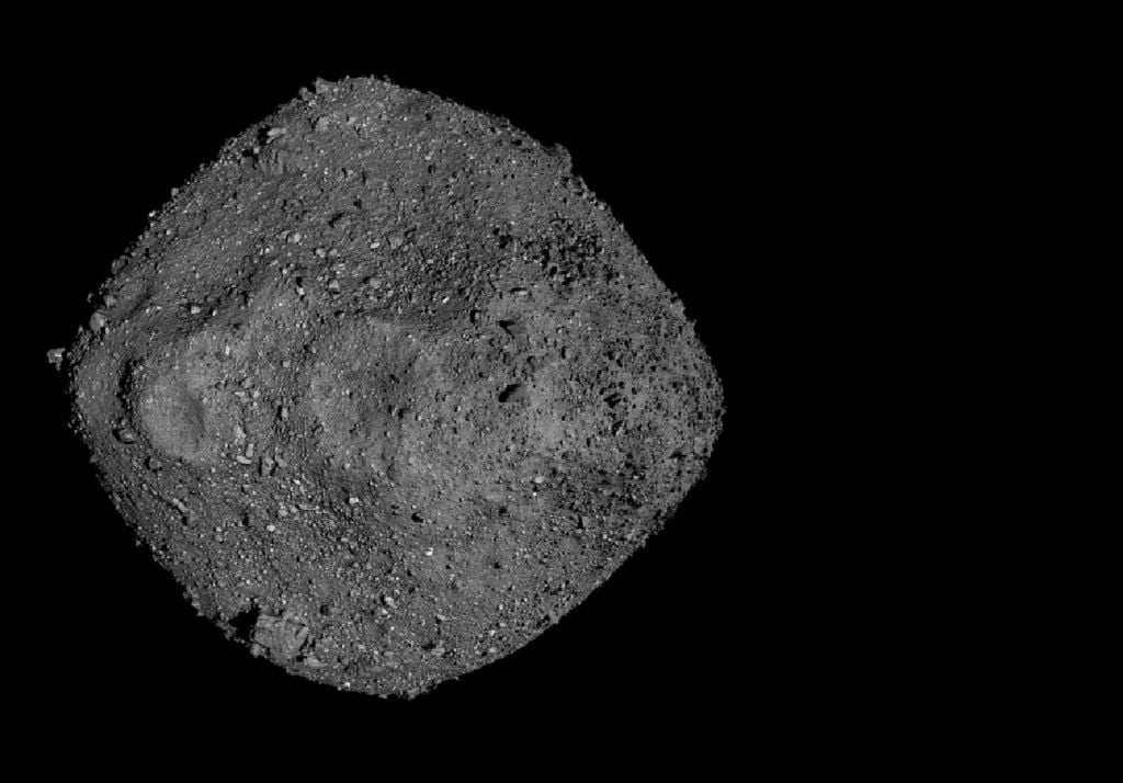 Bennu Un'immagine dell'asteroide Bennu catturata dalla sonda OSIRIS-REx. Credit: NASA/Goddard/University of Arizona