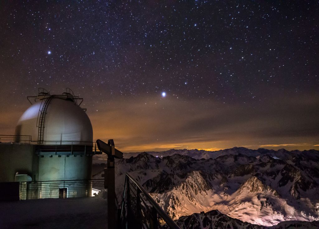 L'observatoire du pic du Midi.
