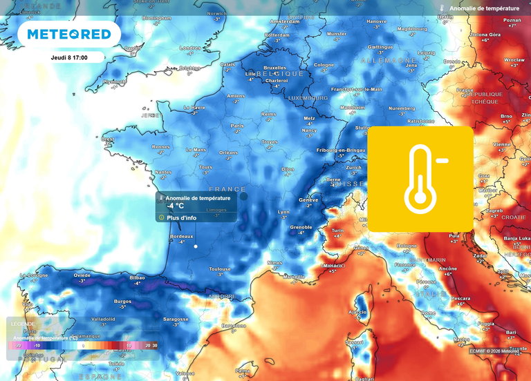 L'automne d&eacute;boule en force en France : 10&deg;C de perdus entre mardi et jeudi, d&eacute;couvrez les r&eacute;gions les plus concern&eacute;es