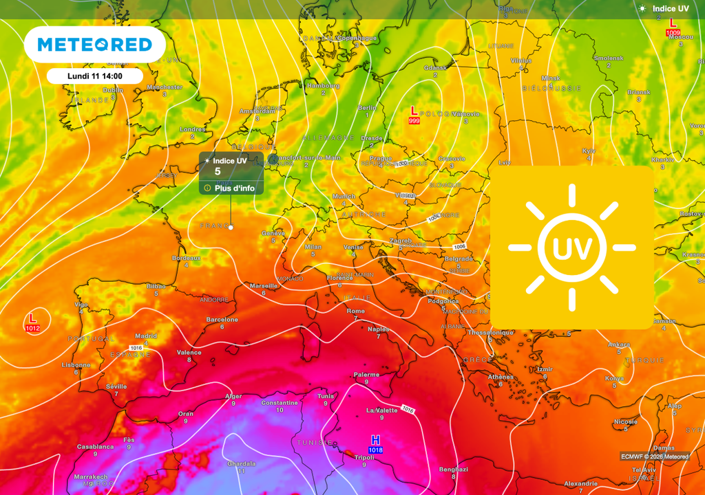 Un soleil un peu moins visible en début de semaine, surtout au nord.